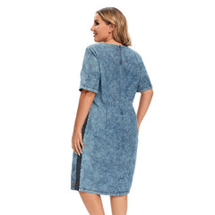 Slim Fit Dress Casual Woven Denim Short