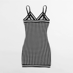 Spaghetti Strap V-Neck Slim Fit Pencil Short Pencil Dresses