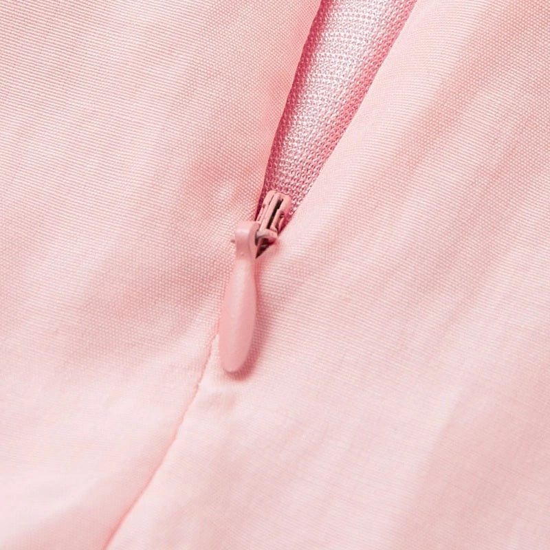Spaghetti Strap Lace Up Bow Casual Party Dress
