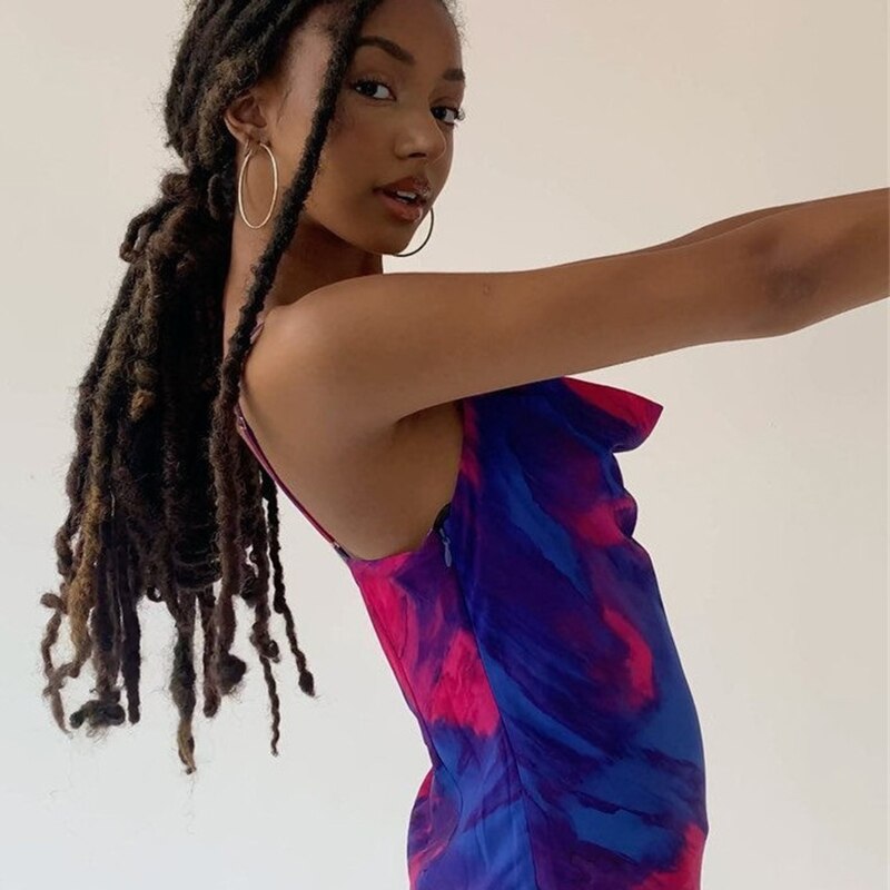 Spaghetti Strap Backless Party Night Club Dress