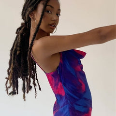 Spaghetti Strap Backless Party Night Club Dress