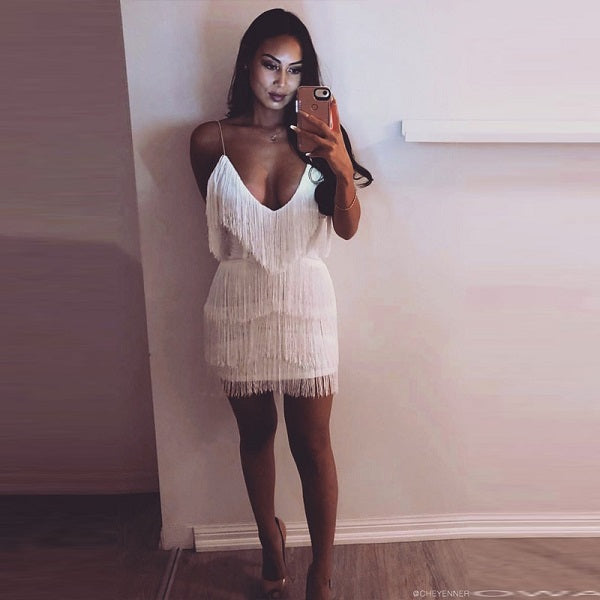 Spaghetti Strap Dresses Sleeveless Solid Elegant Club Party