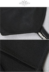 Spaghetti Strap V Neck Mini Bandage Dress Diamonds Tassel Party Dresses