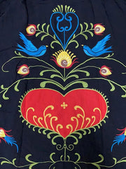 Split Dresses Embroidered Sleeves Beach Dress