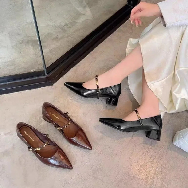 Spring/Fashionable Silver Pointed-toe High Heel