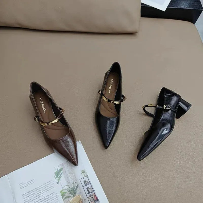 Spring/Fashionable Silver Pointed-toe High Heel