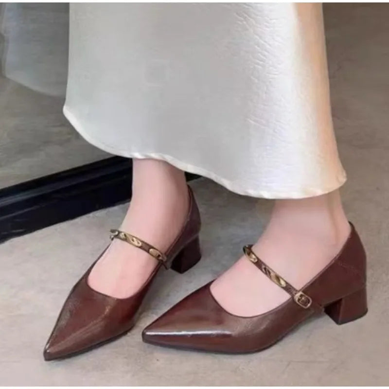 Spring/Fashionable Silver Pointed-toe High Heel