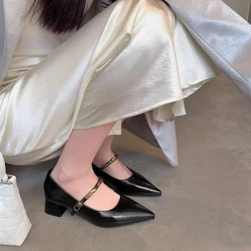 Spring/Fashionable Silver Pointed-toe High Heel