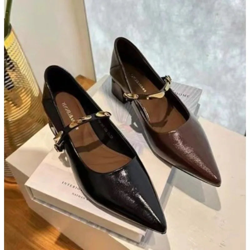 Spring/Fashionable Silver Pointed-toe High Heel