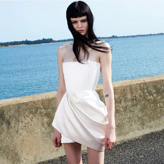 Strapless Sleeveless Nightout Club Bodycon Dress