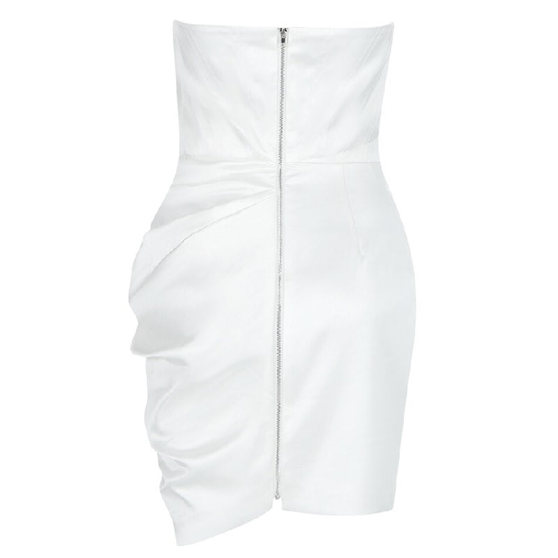 Strapless Sleeveless Nightout Club Bodycon Dress