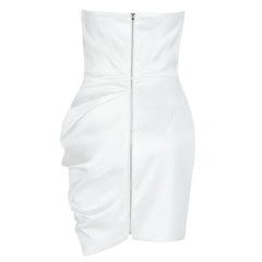 Strapless Sleeveless Nightout Club Bodycon Dress