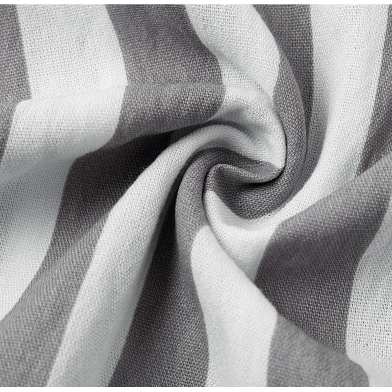Stripe Rruffles Bow Tie Casual Beach Dress