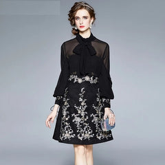 Suit Set High Quality Cocktail Party Dress