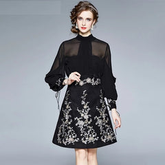 Suit Set High Quality Cocktail Party Dress