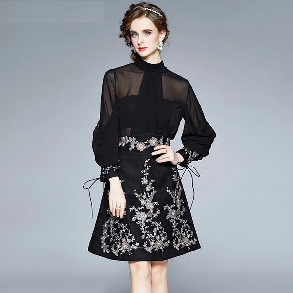 Suit Set High Quality Cocktail Party Dress