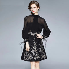 Suit Set High Quality Cocktail Party Dress