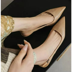 Breathable Pointed Toe Stiletto Heel