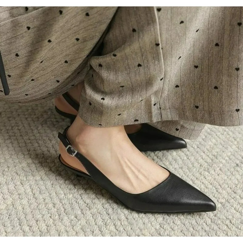 Breathable Pointed Toe Stiletto Heel