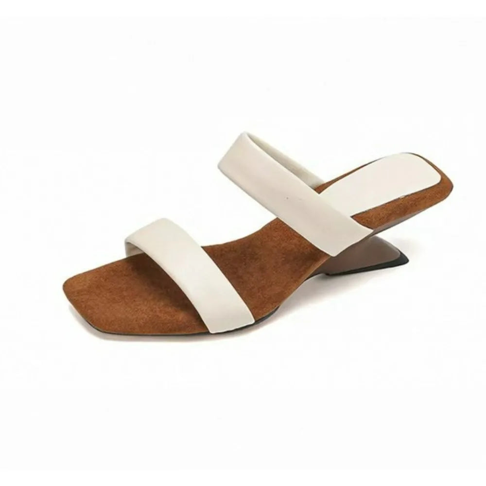 Outward Wear Temperament Open Toe with Skirt High Heel