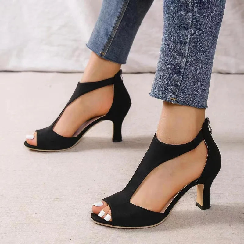 Outdoor Casual Slippers Platform Flip Flops Designer High Heel