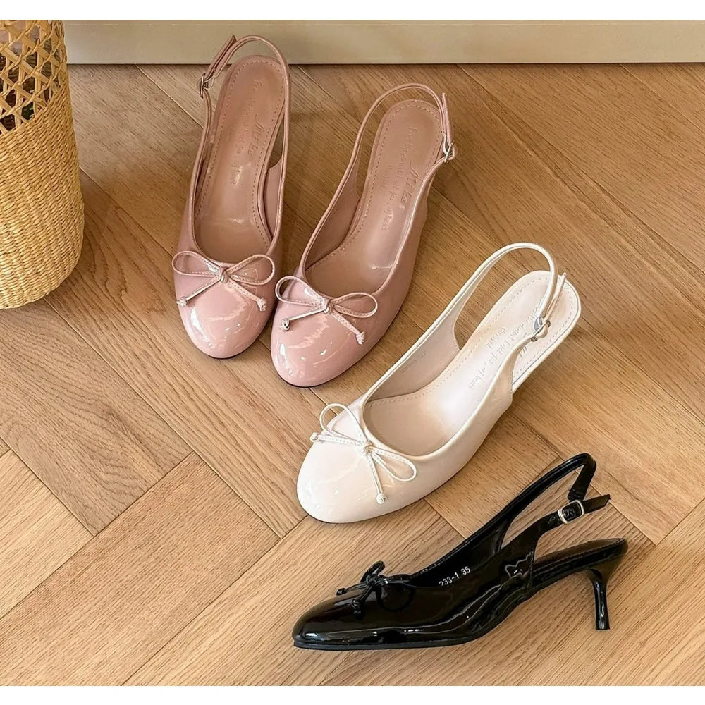 Round Toe High Heel