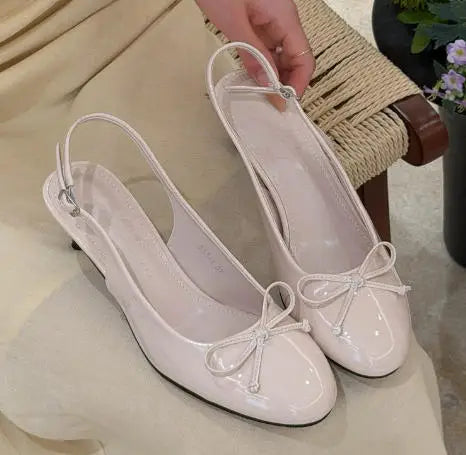 Round Toe High Heel