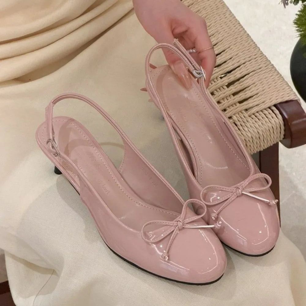 Round Toe High Heel