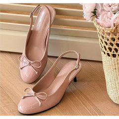 Round Toe High Heel