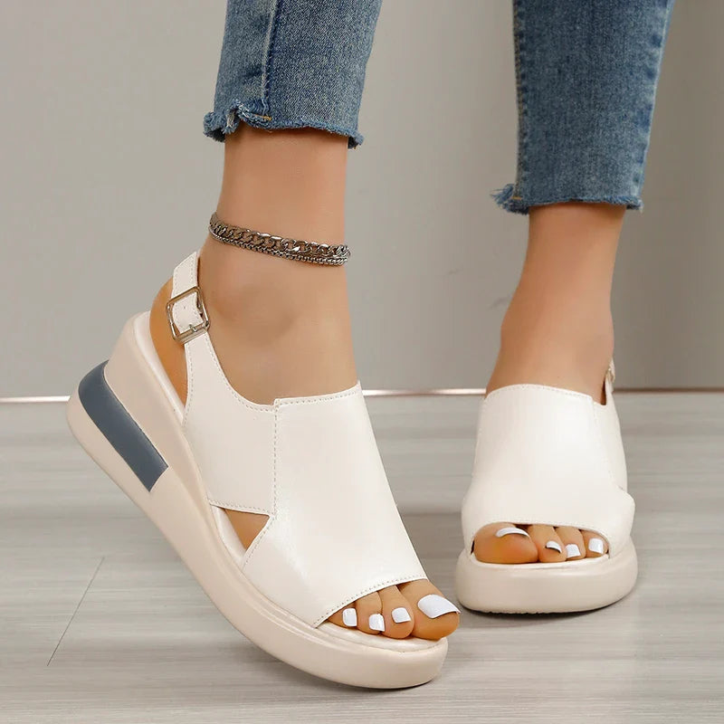 Wedge Platform Sandals Retro Romen Beach Shoes