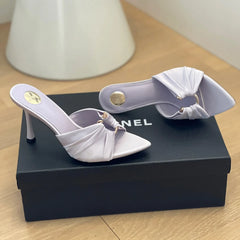 Slippers Open Toe Thin High Heel