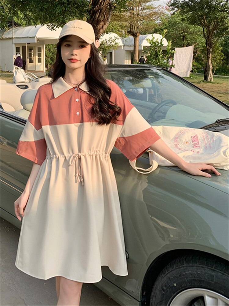 Vintage Party Beach Chiffon Print Robe Casual Dress