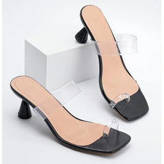 Pumps Sandals PVC Jelly Slippers High Heel