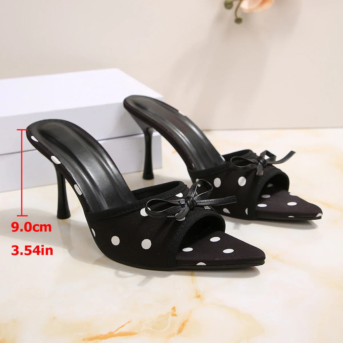 Luxury Brand Black High Heel