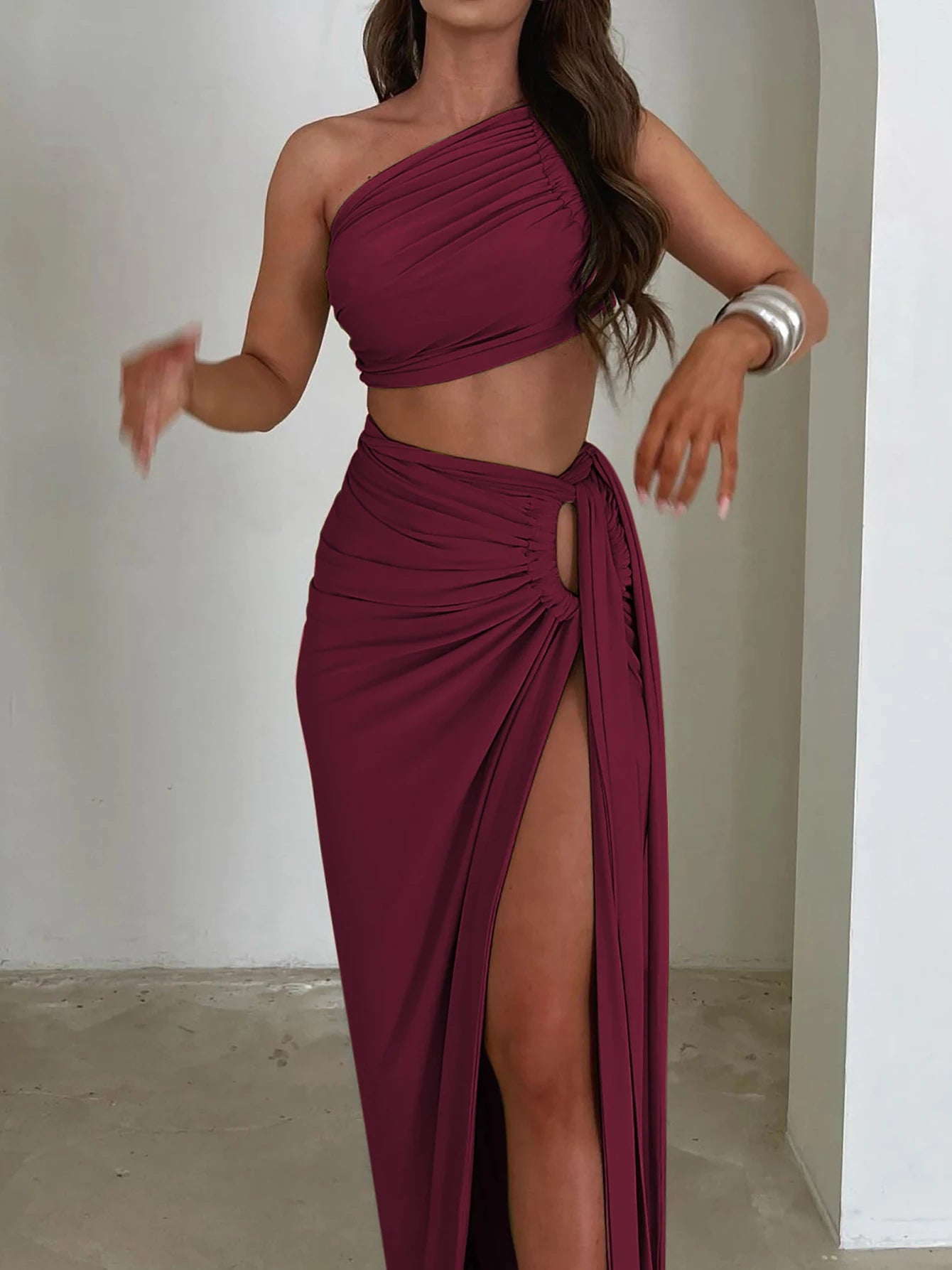 Tank Tops Long Skirts Party Club Vacation Two Piece Matching Sets