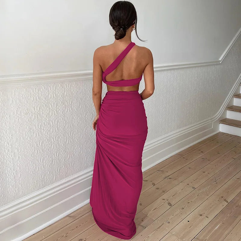Tank Tops Long Skirts Party Club Vacation Two Piece Matching Sets