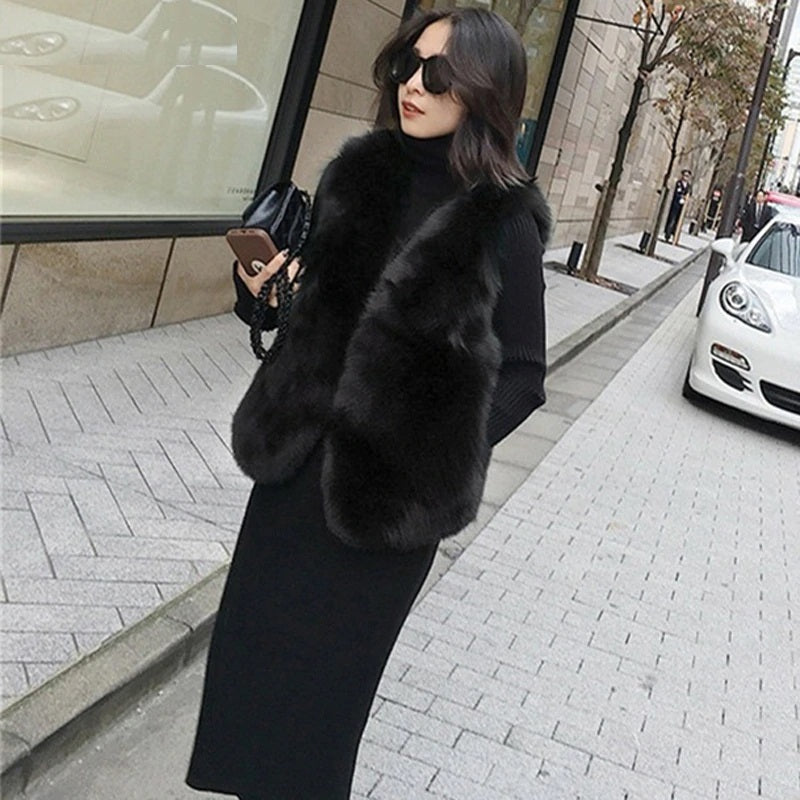 Thicken Turtleneck Full Sleeve Knitted Pullovers Vestidos Sweater Dress