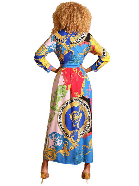 Tribal Print African Maxi Dresses