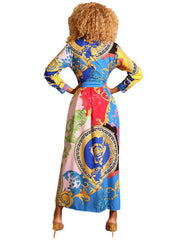 Tribal Print African Maxi Dresses