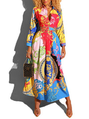 Tribal Print African Maxi Dresses