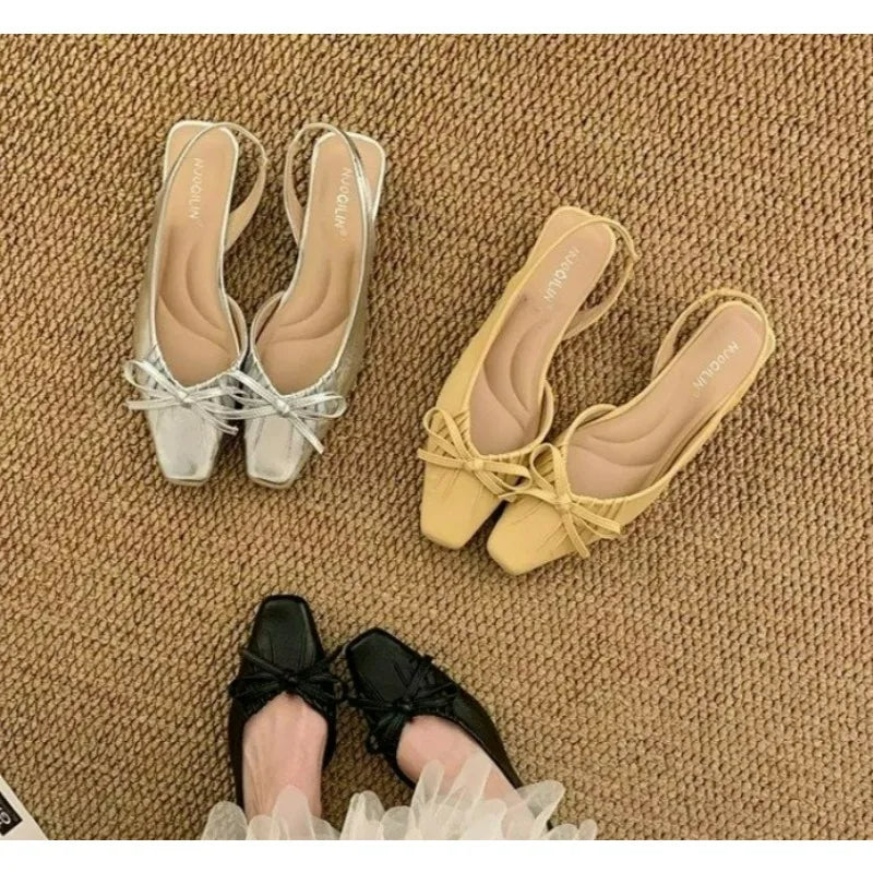 Versatile Womens Sandals with Anti Slip Slim Heel