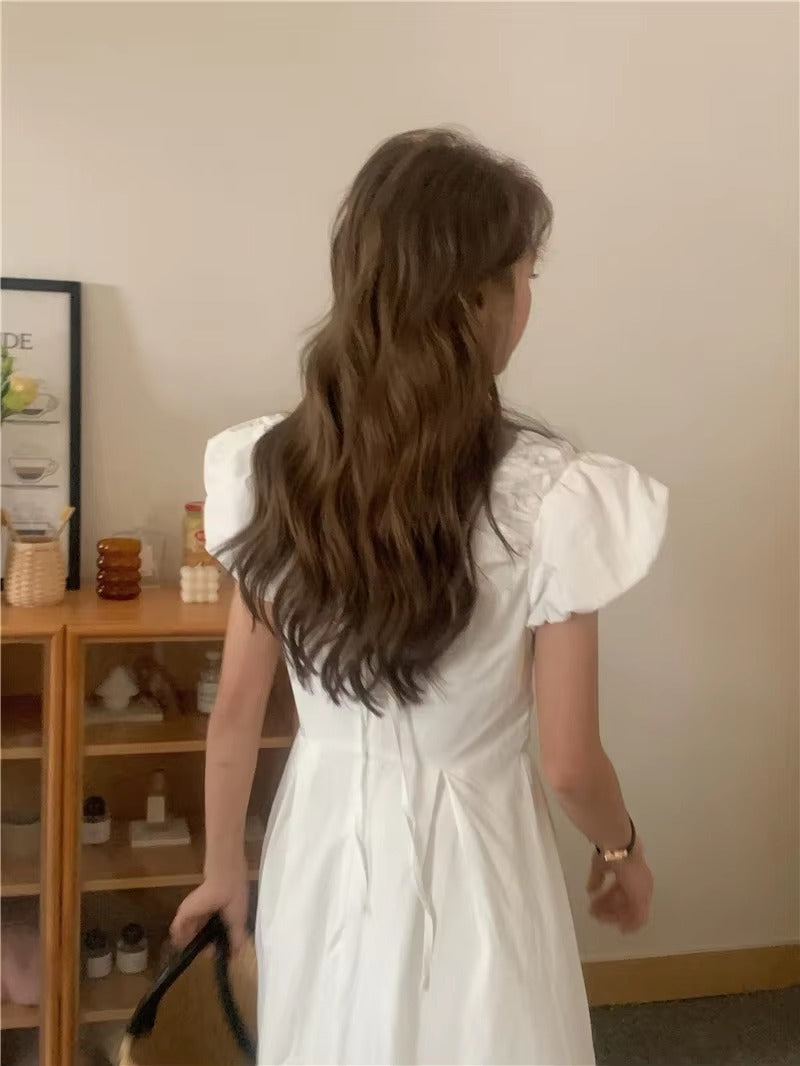 Vintage Party Short Sleeve Robe Skinny Vintage Dress