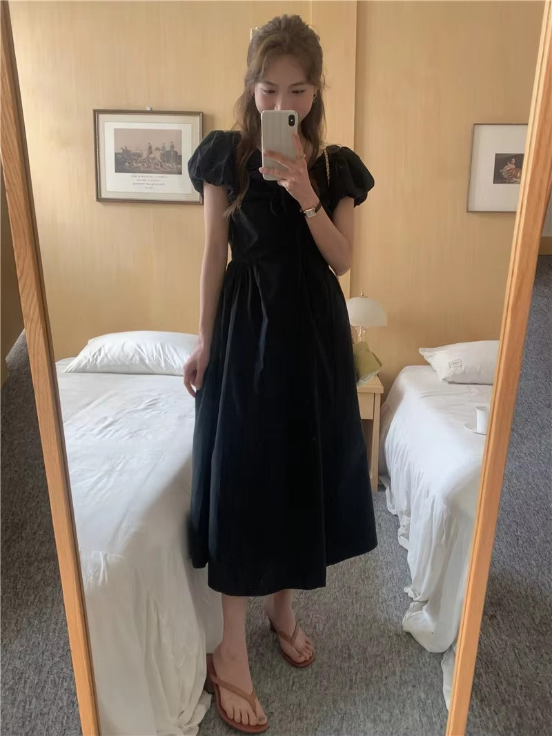 Vintage Party Short Sleeve Robe Skinny Vintage Dress