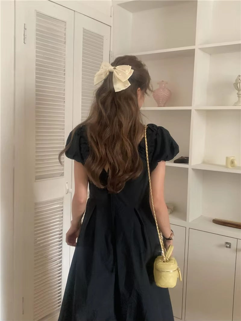 Vintage Party Short Sleeve Robe Skinny Vintage Dress