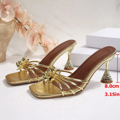 Flower Decoration High Heel