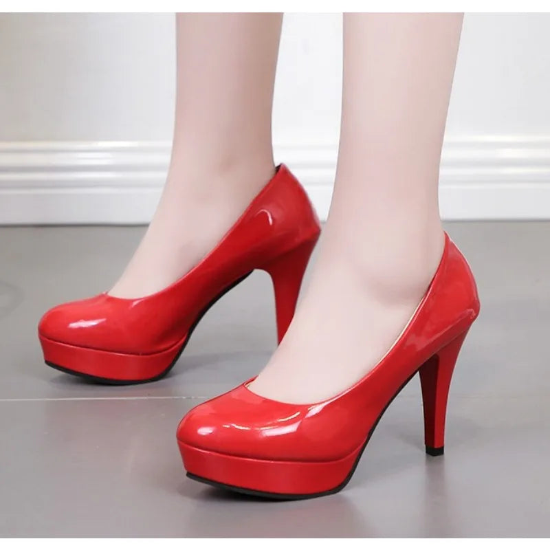 Pumps Classic Patent Leather High Heel