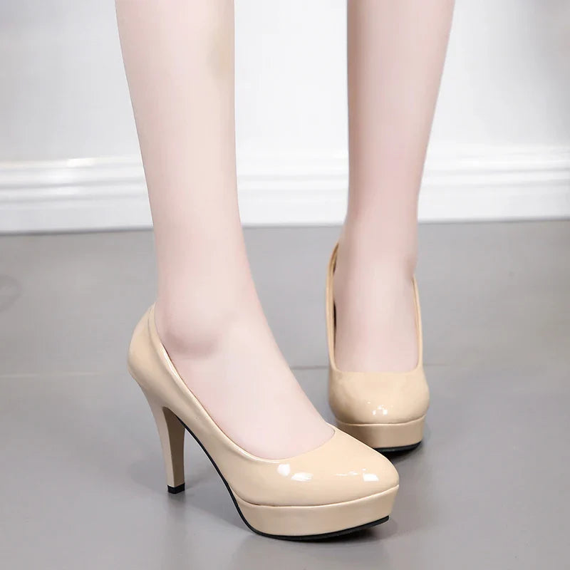 Pumps Classic Patent Leather High Heel