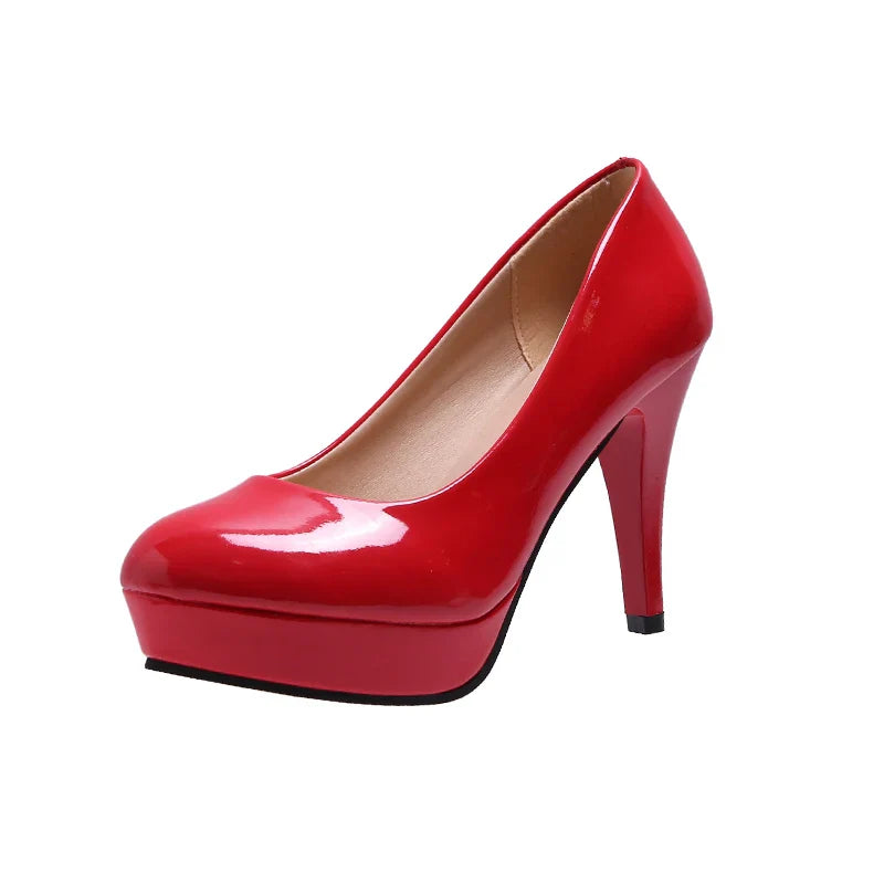 Pumps Classic Patent Leather High Heel