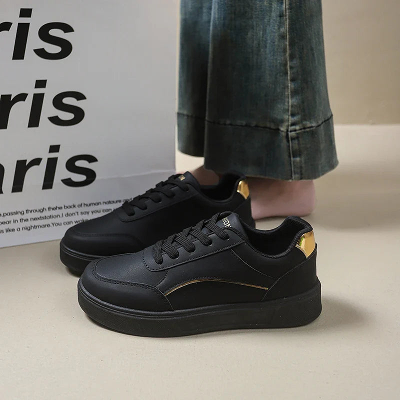 Casual Sport Sneakers Breathable Skateboard Sneakers Anti Slip Tennis Walking Shoes