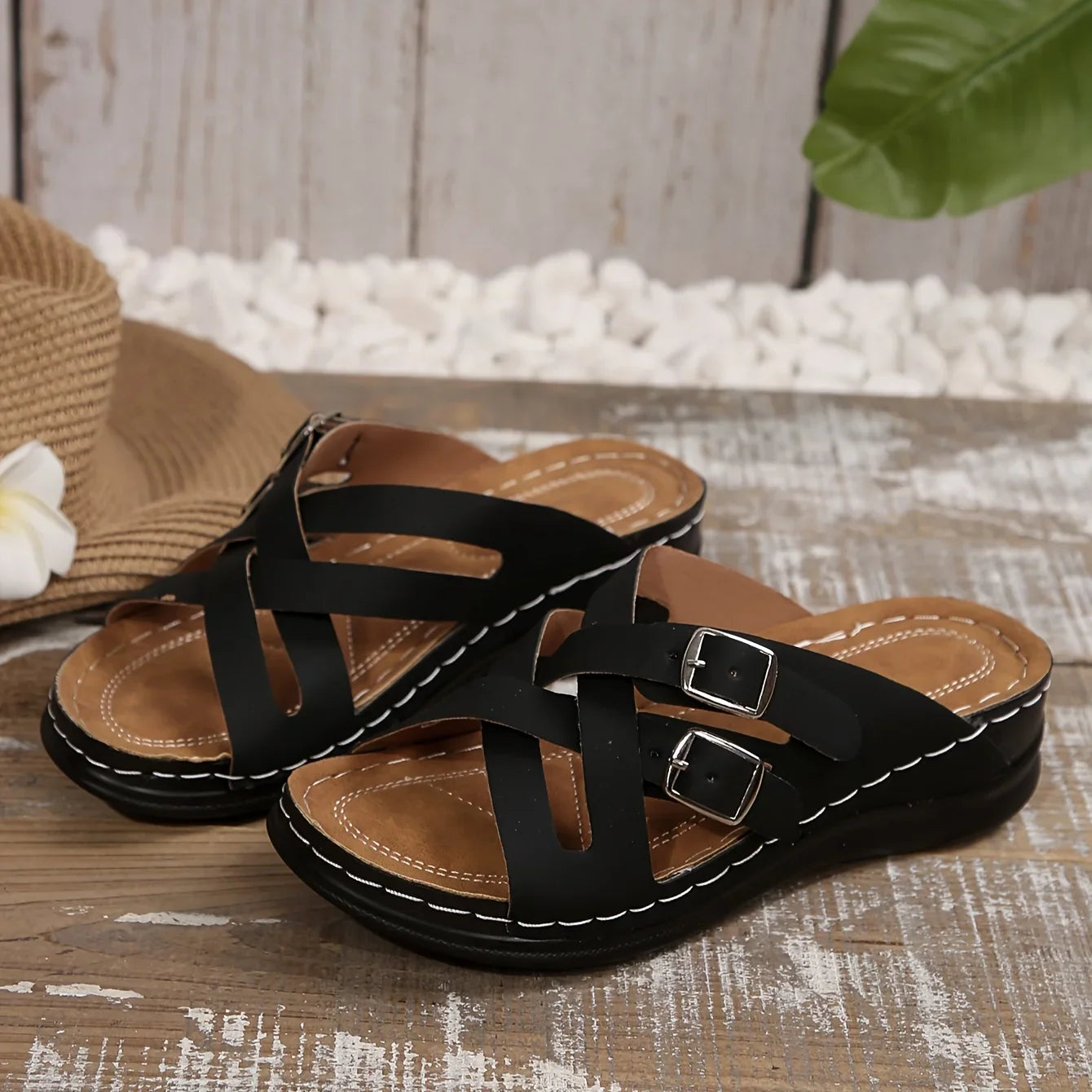 Sandals Wedge High Heel